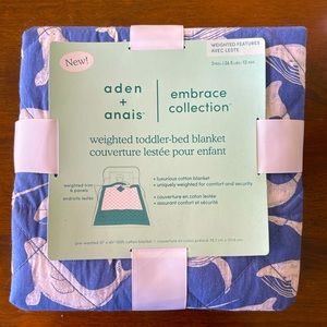 Aden + Anais weighted toddler blanket. NWT.